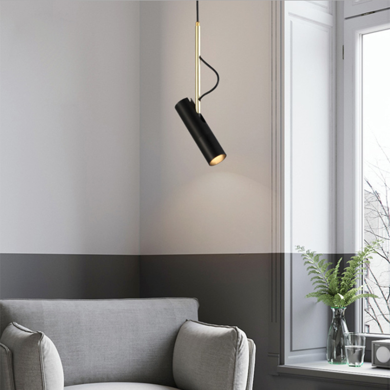 Aluminum Modern Led Spot Pendant Light Gallery Golden Led Chandelier