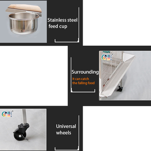 2024 en çok satan kuş kafesi paslanmaz çelik kuş gösterisi kafesleri papağan ve güvercin kuş evi - Product Image 4