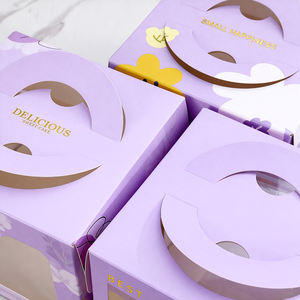 Scatole Pieghevoli in Carta Riciclata per Confezioni Regalo, Torte e Alimenti, Ideali per Matrimoni e Compleanni - Product Image 4