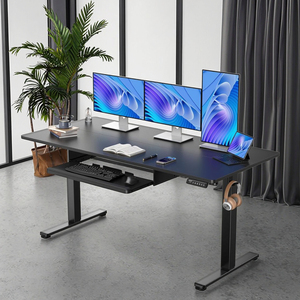 <span class=keywords><strong>Bureau</strong></span> ergonomique moderne pour <span class=keywords><strong>bureau</strong></span> à domicile <span class=keywords><strong>Bureau</strong></span> électrique debout avec <span class=keywords><strong>hauteur</strong></span> réglable et <span class=keywords><strong>plateau</strong></span> de clavier pliable en option - Product Image 1