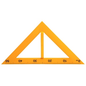 5PC giảng dạy tam giác quy mô cai trị thiết lập lớn nhựa thước đo la bàn Cai Trị thiết lập của giáo viên Toán Học Công cụ giảng dạy - Product Image 3