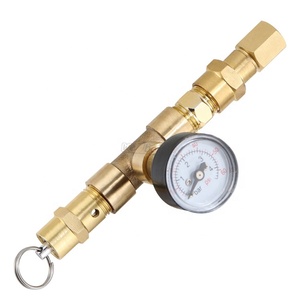 Válvula <span class=keywords><strong>de</strong></span> Alivio <span class=keywords><strong>de</strong></span> Presión con Bloqueo <span class=keywords><strong>de</strong></span> Bola y Manómetro, Válvula <span class=keywords><strong>de</strong></span> Alivio <span class=keywords><strong>de</strong></span> Presión Ajustable, Presurizador <span class=keywords><strong>de</strong></span> Barril <span class=keywords><strong>de</strong></span> Cerveza, 0-60 <span class=keywords><strong>Psi</strong></span> (0-4 Bar) - Product Image 2