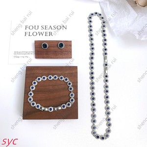 Conjunto de Joyería de Alta Gama de la <span class=keywords><strong>Serie</strong></span> Angel, Collar, Pulsera y Aretes, Regalo para Mujer - Product Image 4