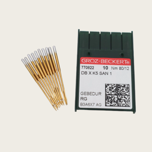Aiguille à broder en acier <span class=keywords><strong>DB</strong></span> *K5 SAN1 dorée, accessoire de broderie informatisée pour machines textiles, technologie allemande - Product Image 3