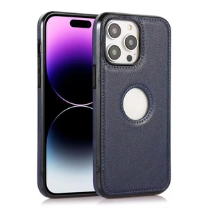 กันกระแทกคุณภาพธุรกิจTPU + PUหนังโทรศัพท์กรณีโลโก้Holeสําหรับ<span class=keywords><strong>iPhone</strong></span> 15 14 13 12 <span class=keywords><strong>11</strong></span> <span class=keywords><strong>Pro</strong></span> <span class=keywords><strong>Max</strong></span>โทรศัพท์มือถือกรณี - Product Image 3