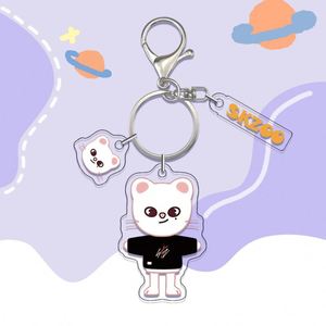 Llavero de acrílico con forma de personaje animal, de doble cara, estilo lindo, accesorios para bolsos, piezas DIY, dibujos animados, anime - Product Image 6