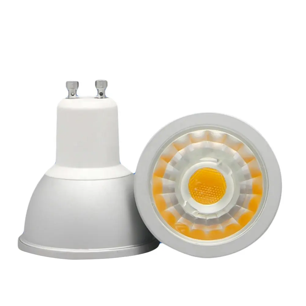 Lampe à coupelle en aluminium moulé sous pression, Anti-éblouissement 24v GU10 3W COB E26 dimmable led focus light super bright 5w MR16 spot ampoule
