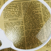 Big Lens 127mm Handle Magnifier Multi Magnification Handheld Portable Reading Magnifying Glass for Elderly Reading