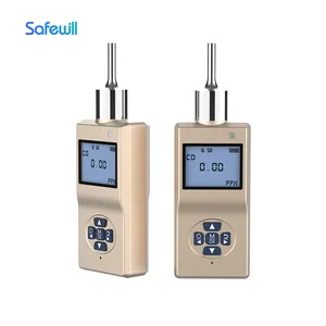 Safewill Portable Handheld Argon Gas Analyzer With Built-in Pump NH3 Ammonia Gas Detector O3 PH3 NO2 NO CO2 Gas Sensors Optional