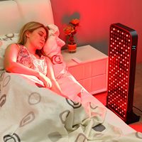 Panneau de luminothérapie LED vert, bleu, NIR, infrarouge et rouge BioMol HP OEM ODM à 7 longueurs d'onde, sans scintillement, pour usage domestique