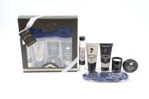 Ensemble de toilettage pour hommes de luxe OEM personnalisé comprenant gel <span class=keywords><strong>douche</strong></span> de qualité supérieure gommage pour le corps lotion pour le <span class=keywords><strong>bain</strong></span> sels et bougie pour se détendre - Product Image 5