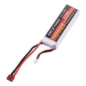 แบตเตอรี่ Lipo สำหรับโดรนควบคุมระยะไกล2200มิลลิแอมป์ต่อชั่วโมง11.1โวลต์3วินาที - Product Image 2