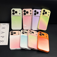 Nouvelle coque de téléphone portable pour iPhone 18 Pro Max, design animal estival, matériau PC, anti-traces de doigts, support intégré, dégradé