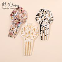 Mi daiery – peignes en acrylique à motif de coquille de tortue pour femmes, nouveau design à la mode, 220435