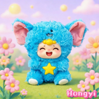 Série de monstres poilus émotionnels personnalisés, peluche en vinyle, boîte aveugle, jouet original et captivant, cadeau pour enfants