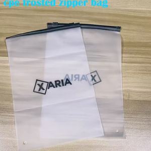 Custom Printed Frosted Zipper-Locked Garment <strong>Packaging</strong> <strong>Bags</strong> Personalized with Brand Logos Free Shipping - Product Image 5