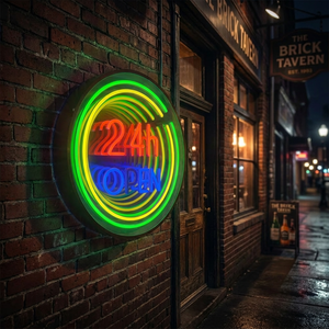 Insegna a Specchio Infinito Personalizzata con Luci LED, Scatola Luminosa in Acrilico Multistrato, Lettere LED per Negozi e Caffetterie - Product Image 3