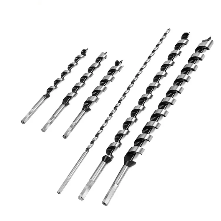 Hex Shank Extended Woodworking Spiral Auger Long Drill Bits For Soft and Hard Wood Plastic Drywall and Composite Materials