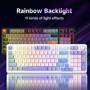 Mixed light full <b>key</b> hot swappable mechanical wired keyboard high performance esports gaming peripherals for desktop computer - Product Image 2