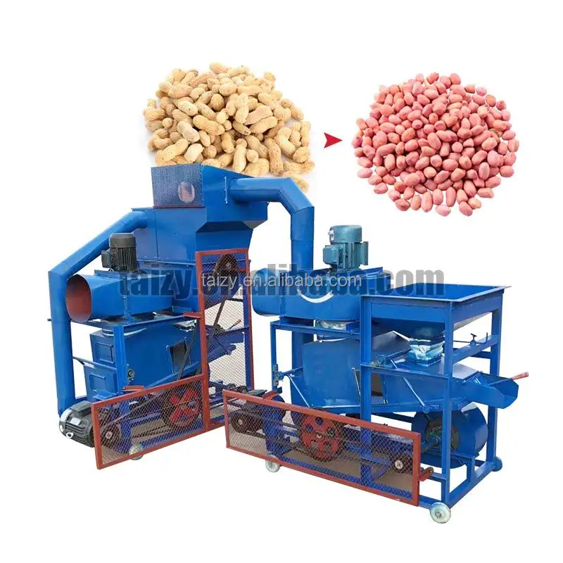 Approvisionnement d'usine 1tph arachide arachide décortiqueur d'arachide au Soudan