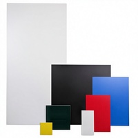 Feuille de polystyrène (PS) solide - Épaisseur 0,5 mm-3 mm - Dimensions 100x100 mm 500x1000 mm - Lot de 2 - Plusieurs couleurs pour l'artisanat et le bricolage
