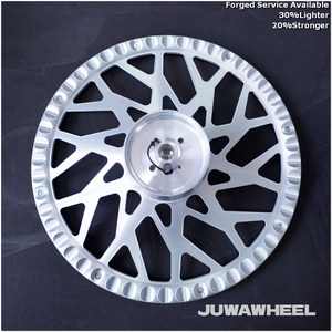 Volante Deportivo JUWA de 15 Pulgadas, Estilo F, Acabado Cromado, Aluminio Forjado, Personalizado <span class=keywords><strong>para</strong></span> Modelos Chevy, GMC, Cadillac, Buick y GM - Product Image 2