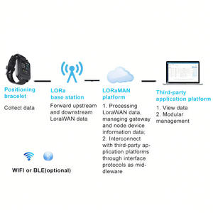 SDK IoT LoRaWAN Montre Connectée Industrielle pour Parc, Attribution de Tâches, Hôtellerie, Soins aux Personnes Âgées, Surveillance Ferroviaire, Montre Intelligente Lora pour Travailleur - Product Image 4