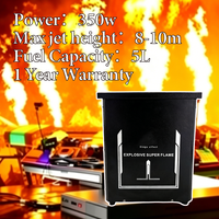 Machine à flamme haute puissance 350W, hauteur 8-10m, garantie 1 an, équipement d'effets de scène, contrôle DMX512.