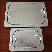 Porte d'accès de conduit de plafond étanche en tôle rectangulaire HVAC