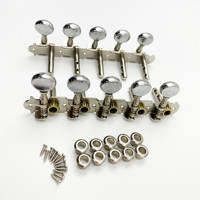 Bulk Supply Original Factory 5 Units Double Hole Round Head Tuning Pegs Accessories for Folk Classical Guitar 10 String Banjo
