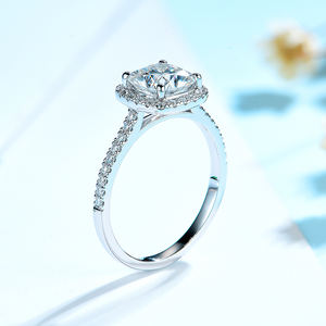 Kuololit HK 585 10K Rose White Gold <b>Set</b> <b>Rings</b> <b>Set</b> For Women Diamond Moissanite Luxury <b>Ring</b> for Engagement Anniversary Gift - Product Image 4