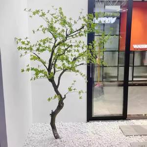Peyzaj dekorasyon için doğal sahte gerçek ahşap gerçekçi yeşil ayak ağacı yapay ağaç kullanarak ev ve kulüp - Product Image 5