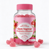 Probiotiques vaginaux en gommes pour femmes, soins de santé féminine et flore vaginale équilibrée, gommes probiotiques