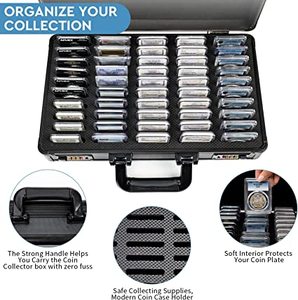 Cứng nhôm đồng xu lưu trữ hộp cho sưu tập đồng xu slab chủ sở hữu ngc pcgs - Product Image 6