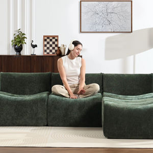 Sofá Modular en Forma de L con Diseño Flotante, en Caja, Meroow MS3, Sin Madera, Silencioso, con Respaldo Alto, Disponible en el Reino Unido - Product Image 5