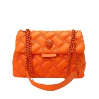 Nouveau Sac à Bandoulière Rétro Designer pour Femme, Sac Messager de Luxe de Haute Qualité avec Fermeture Éclair et Chaînes, Tendance Hiver