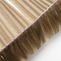Extensions de cheveux vierges brésiliens naturels en trame papillon droite, prix d'usine en gros