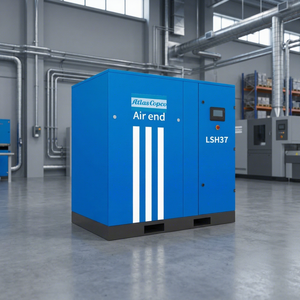 Compresseur d'air industriel lubrifié à haute efficacité et à économie d'énergie, refroidi par air, 160-355 kW, 7-13 bars, pour atelier minier - Product Image 1