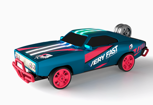 2,4G de alta velocidad a la deriva <span class=keywords><strong>RC</strong></span> Car Cool Marquee y luces de respiración Interruptor de modo de una tecla Recargable Toy Boy Gift - Product Image 6