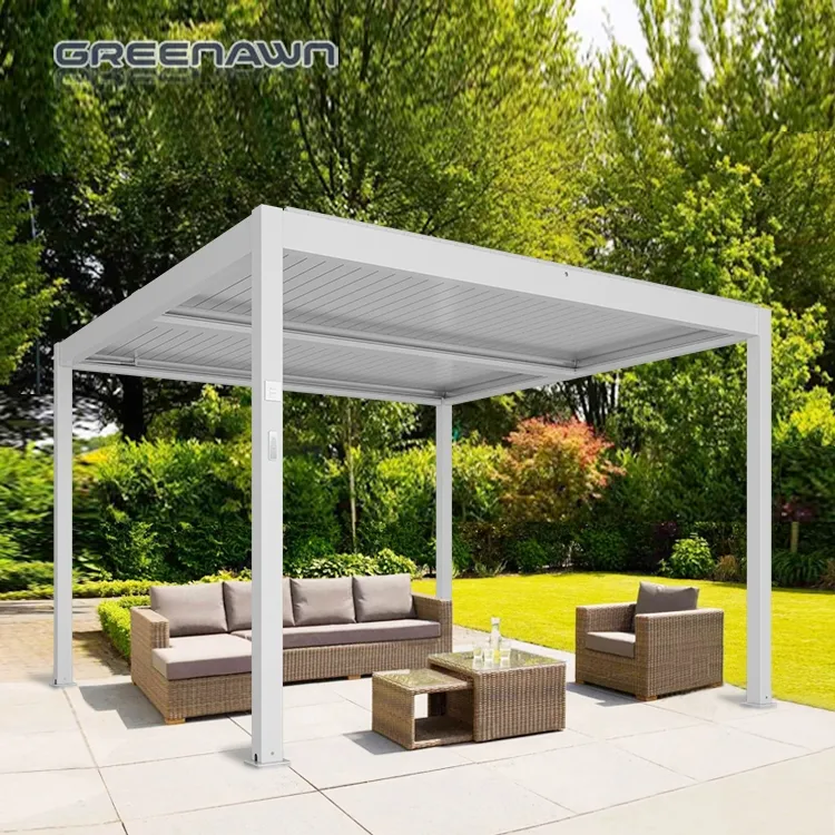 Sábana de hierro forjado impermeable para jardín, pérgola barata para casa, color ustomised