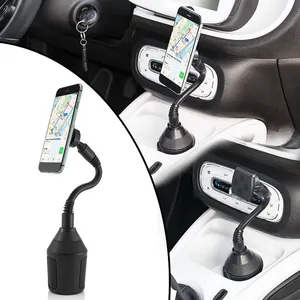 Cup Phone Holder For Car Car Cup Holder Phone Mount With 360 Rotation Adjustable Long Gooseneck Car Phone Holder Mount
