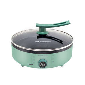 Royalstar <b>Electric</b> Griddle Non-Stick Multi-Functional <b>Pan</b> 30x30x10cm With Lid Temperature Control - Product Image 1