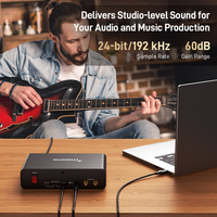 MAONO PS22 Microphones professionnels pour l'enregistrement, mélangeurs audio, carte son externe, moniteurs intra-auriculaires pour podcasting