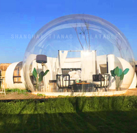 Tente Bulle Transparente Gonflable à Louer, Chambre d'Hôtel, Jardin, Camping, Open Air Lodge