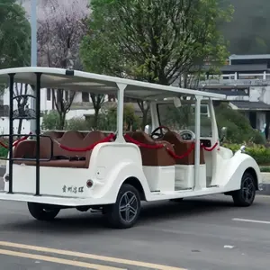 Nueva energía al por mayor China Vintage Car Electric 72V 11 Seat Vintage Car Electric con CE