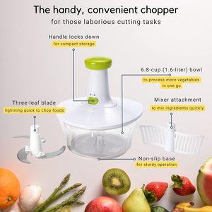 Multifunctional Kitchen Tools Slicer Carrot Cube Cutter 12 in 1 Plastic Garlic Onion Push Hand Food <b>Vegetable</b> Meat <b>Chopper</b> - Product Image 4