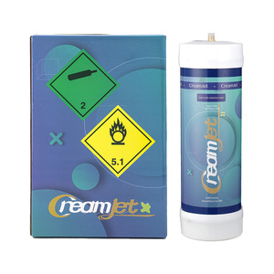 ครีมเจ็ท ฝรั่งเศส สต็อกพร้อมส่งเร็ว แก๊ส CO2/N2 บริสุทธิ์สูง กระบอกแก๊สสำหรับทำวิปครีม อุปกรณ์ทำขนม ถังแก๊ส - Product Image 1