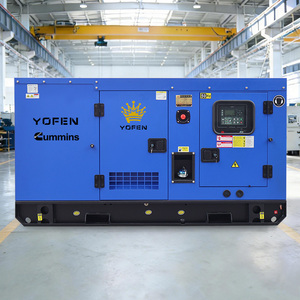 Generator industri 30kw 50kw 75kva 100kw 125kva 200kw 250kva 300kva tanaman daya Generator Diesel senyap pengendali jarak jauh - Product Image 1