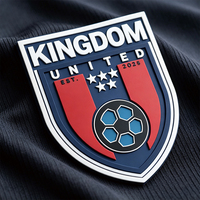 Patch en PVC ou en caoutchouc personnalisé, gaufré en relief, pour maillots, uniformes, équipes, clubs, ligues, matchs, buts, joueurs, football et autres sports