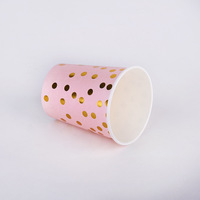 Ensemble de gobelets à thé jetables en papier avec couvercles, logo personnalisé imprimable, 12 oz et 16 oz